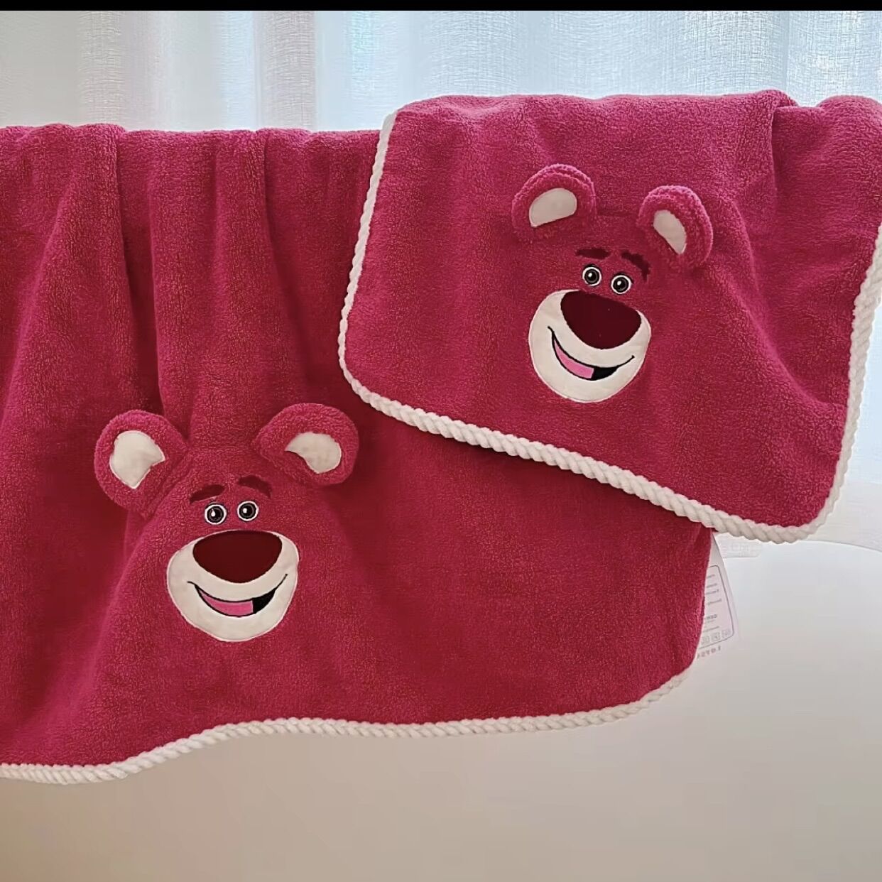 SET KHĂN TẮM KHĂN MẶT GẤU DÂU LOTSO
