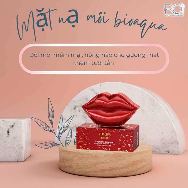 Mặt nạ dưỡng môi Bioaqua hộp 60 miếng