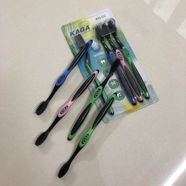Set 2 Vỉ Bàn chải Kaga 8 cây