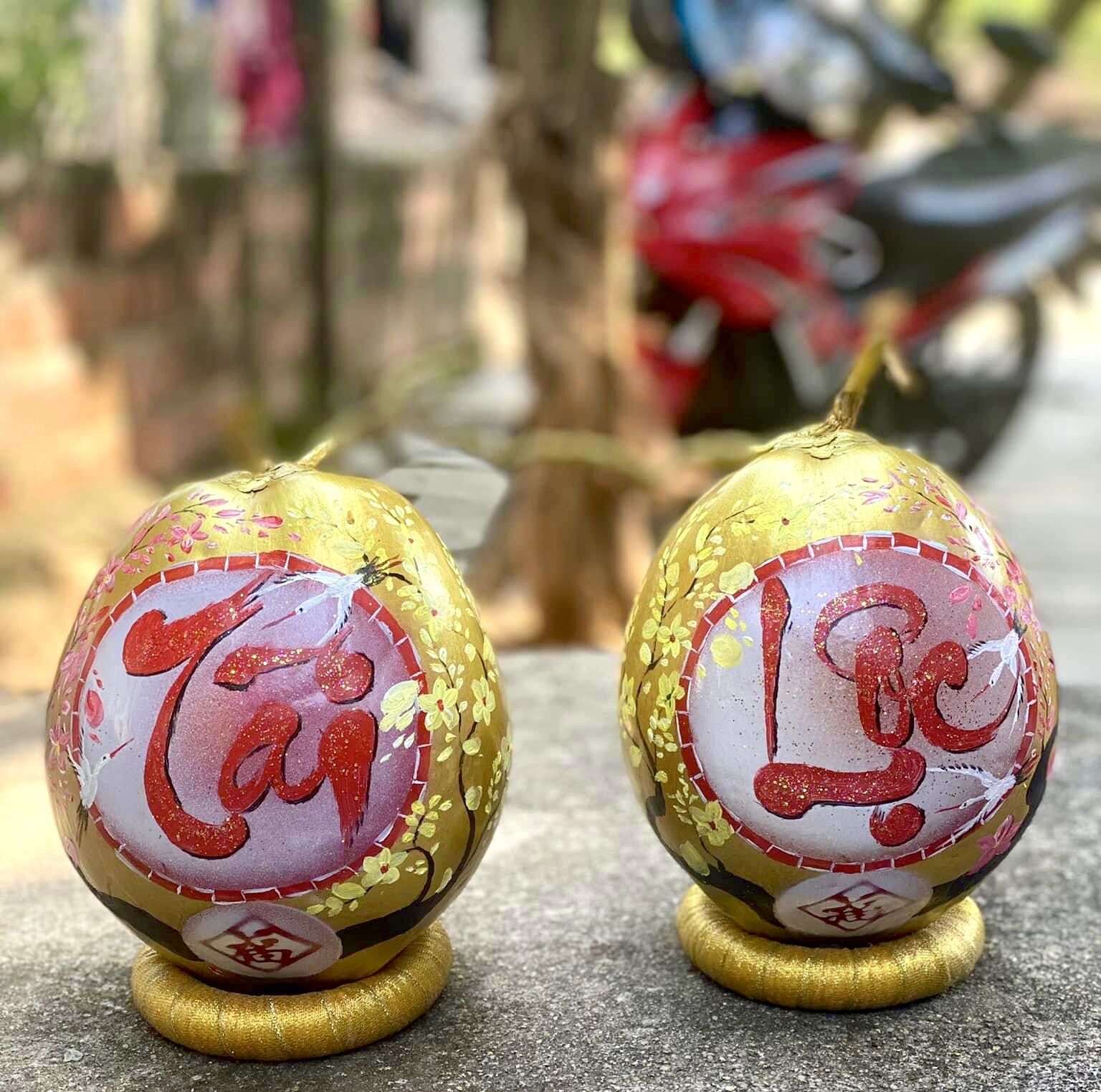 10 đế chưng dừa, bưởi, dưa hấu tết