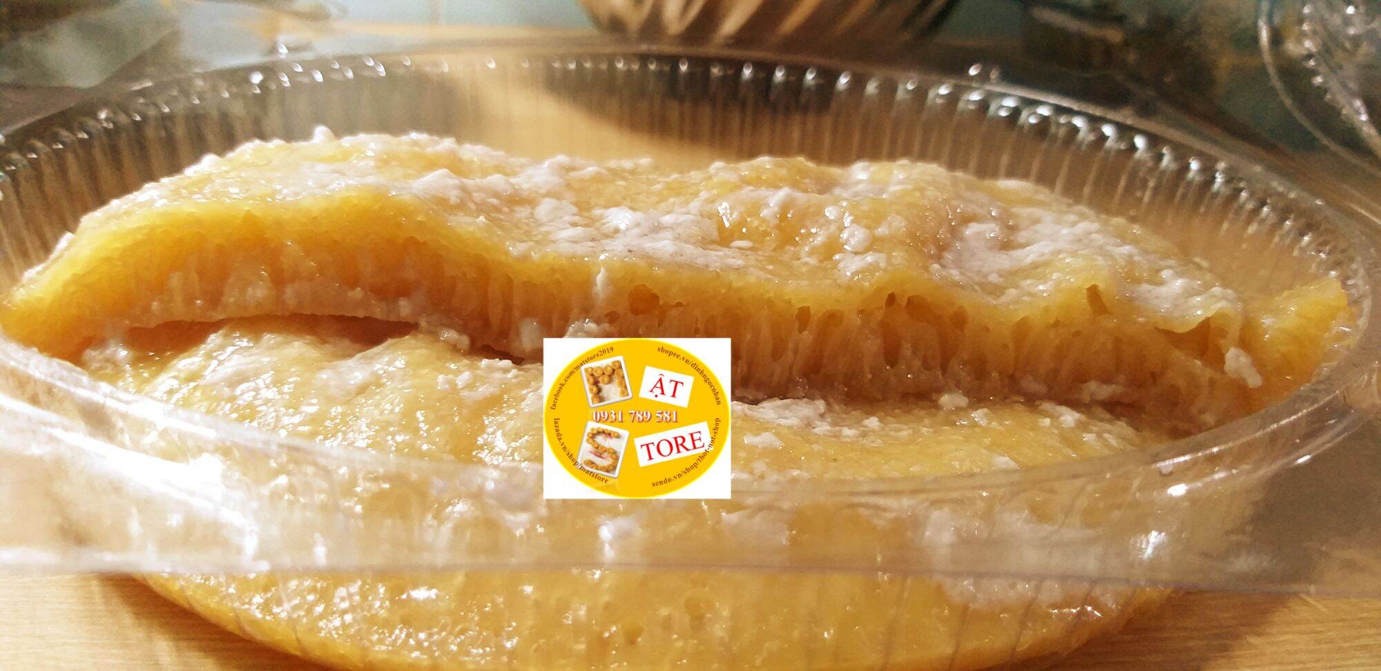 Bánh Bò Thốt Nốt Cốt Dừa Tân Châu Xứ Lụa chính gốc