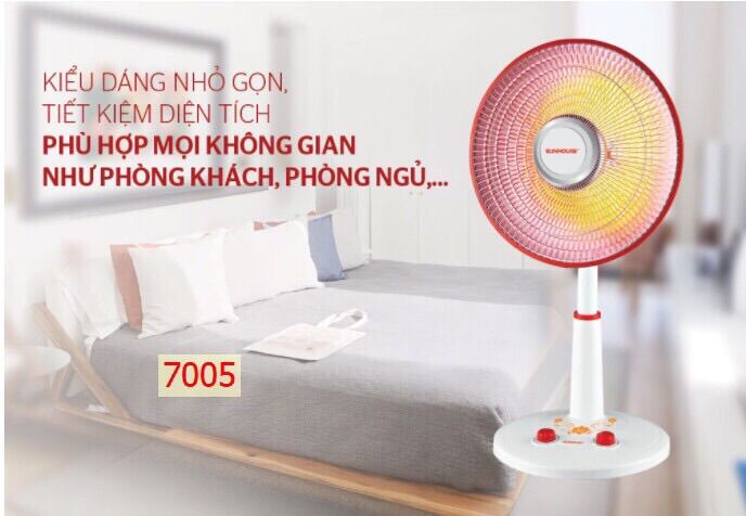 Quạt sưởi sunhouse 7005