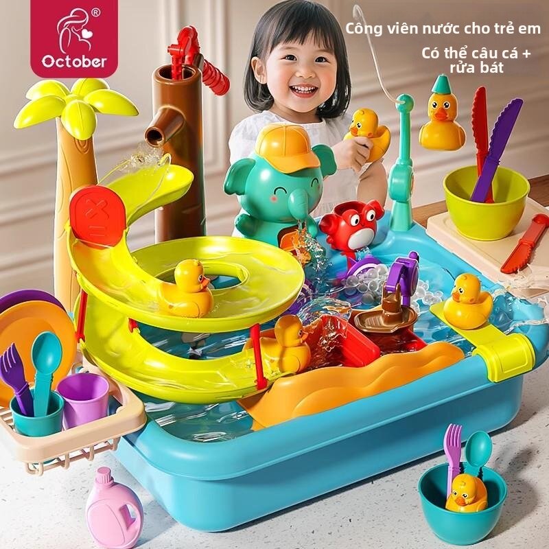 ZHUOLESHI | Electric Water Dispensing Dishwasher Toy for Pretend Play - Thương hiệu ZHUOLESHI Giá 457,000 Đồng*Miễn phí vận chuyển