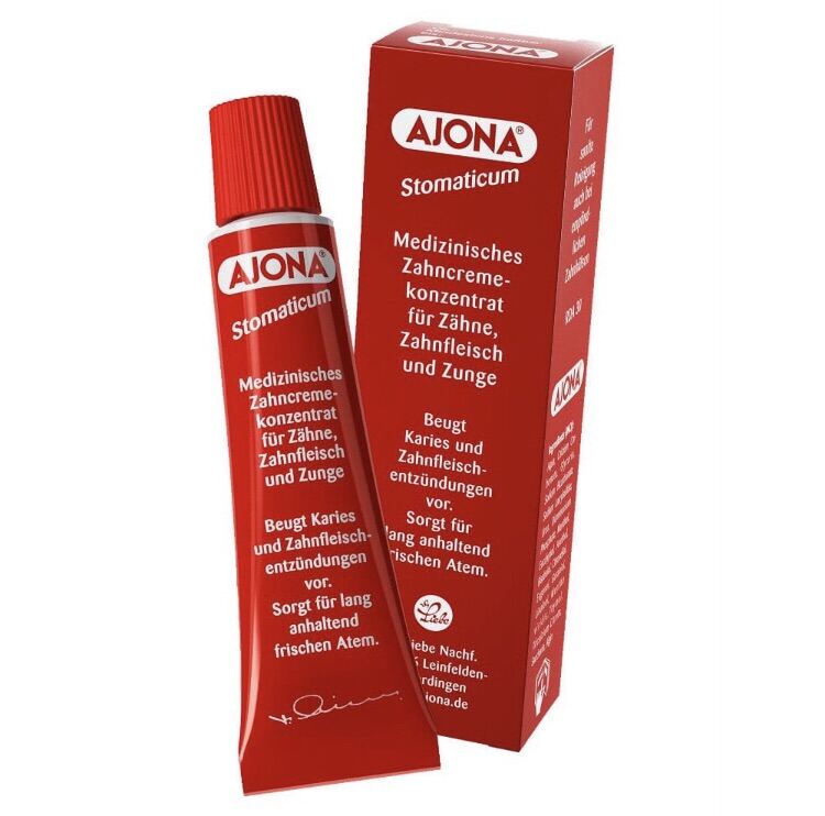 ( Bill Đức ) - Kem Đánh Răng Y Tế Ajona Cao Cấp Nội Địa Đức 25Ml Trắng Răng Loại Bỏ Cao Răng Ngừa Sâu Răng Hiệu Quả