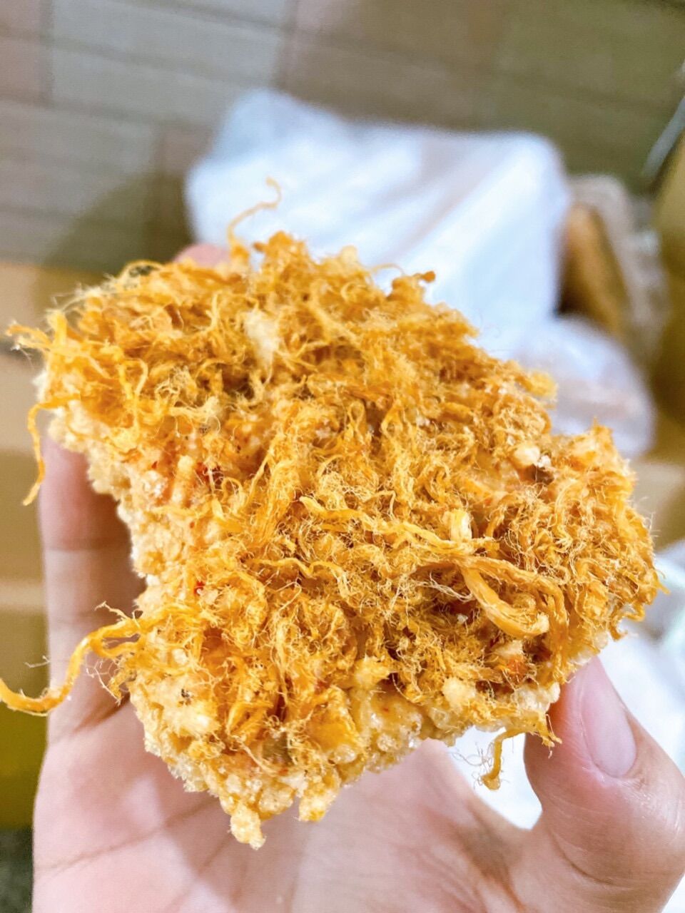 Cơm cháy siêu chà bông Đtfood khay 200g
