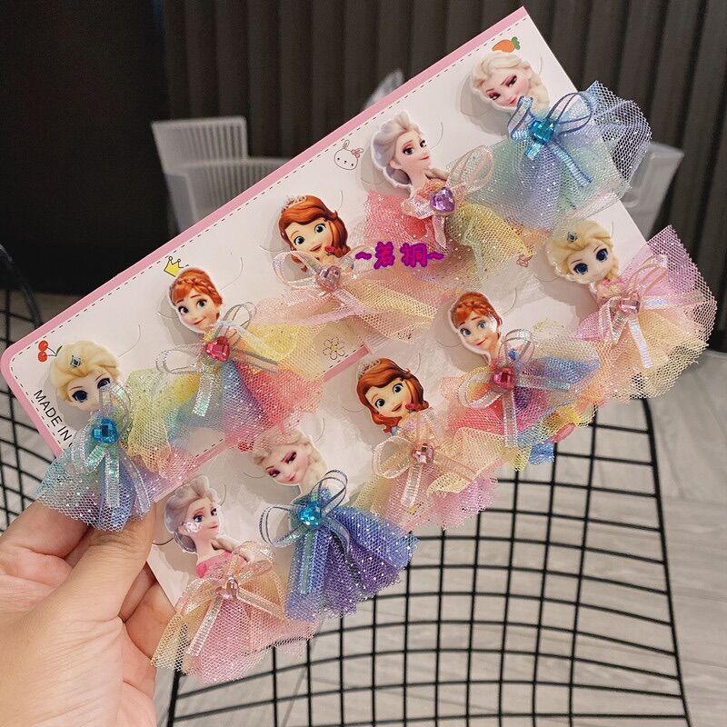 Kẹp tóc Elsa, Anna cho bé gái (màu ngẫu nhiên)