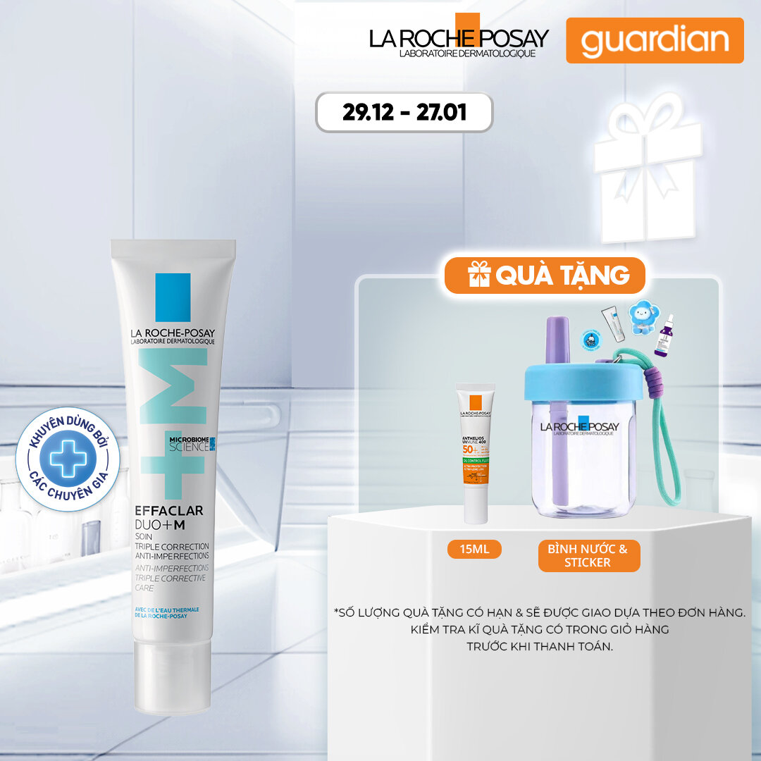 Kem Dưỡng Hỗ Trợ Giảm Mụn La Roche-Posay Effaclar Duo+ M 40Ml