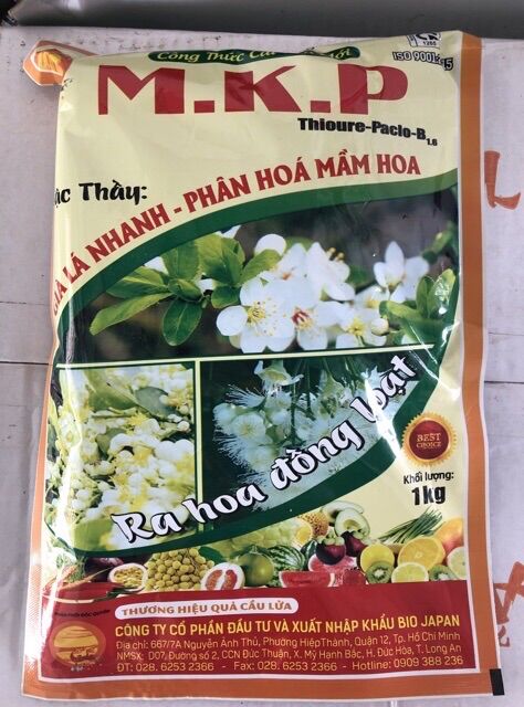 Phân vi lượng MKP 1 ký. Hàng chính hãng Quả Cầu Lửa