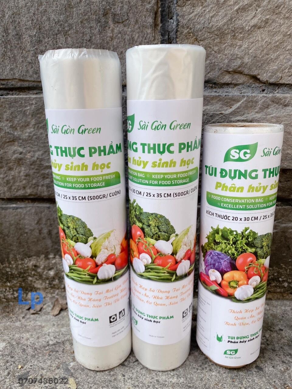 Combo 3 cuộn bọc đựng thực phẩm