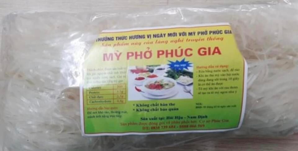 Mỳ phở khô Phúc Gia- gói 400gr