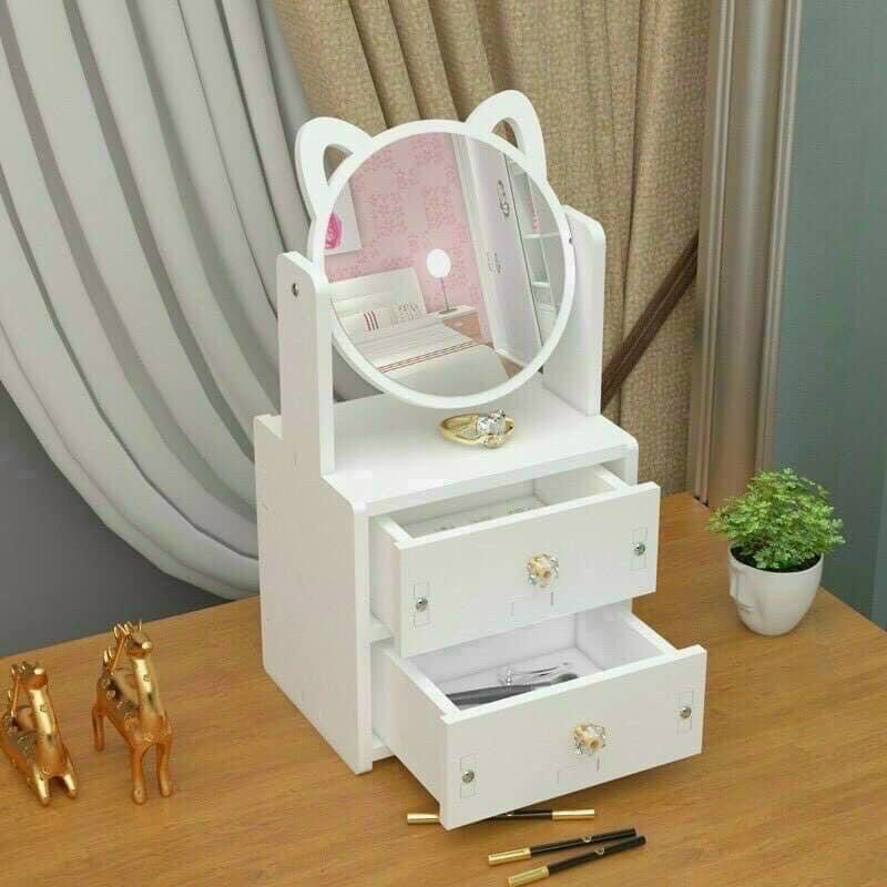 Kệ mỹ phẩm kèm gương