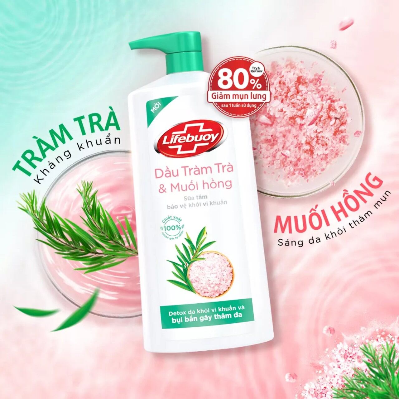 Sữa tắm Lifebuoy Detox  800g