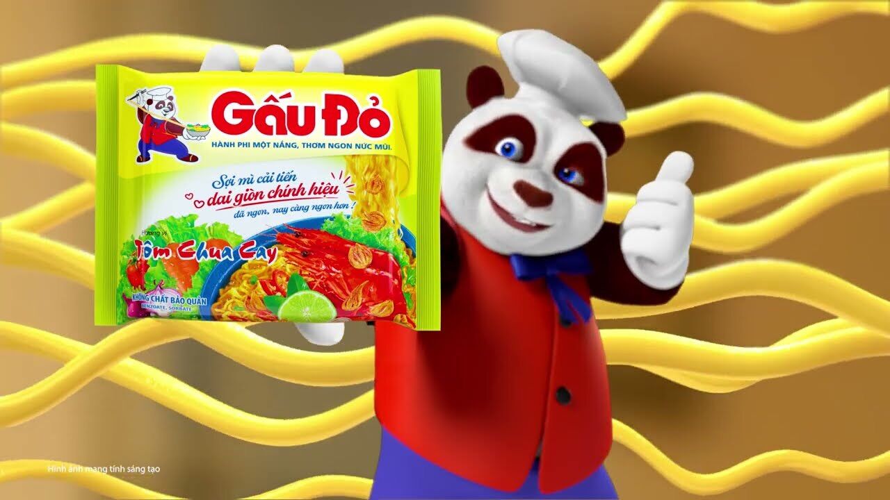 Mì Gấu Đỏ Tôm Chua Cay Thùng 30 63g