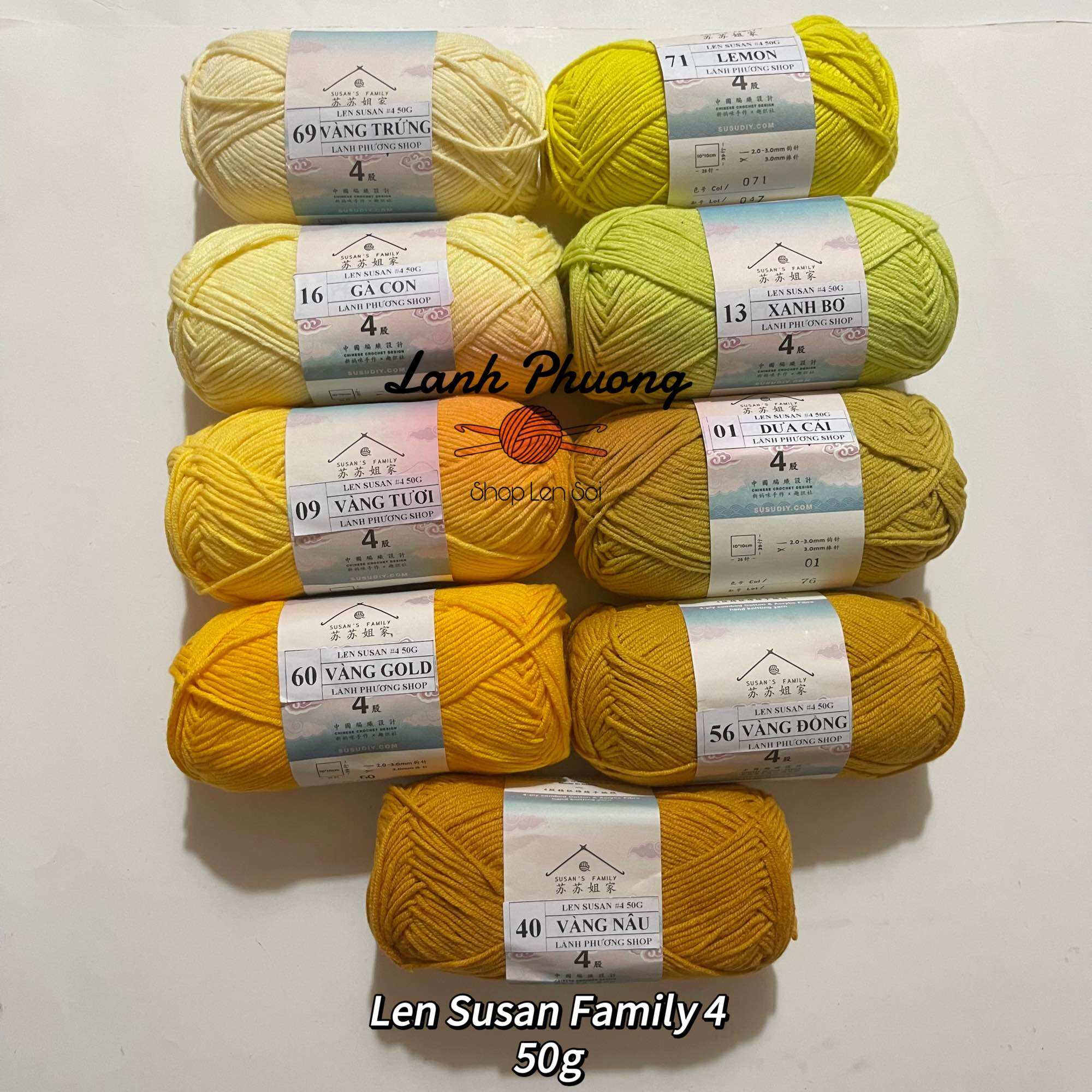 Len Susan Family #4 Cuộn 50gr