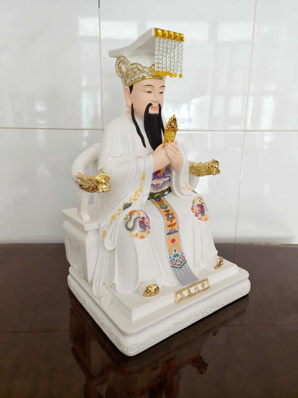 Tượng Ngọc Hoàng Thượng Đế  cao 30cm