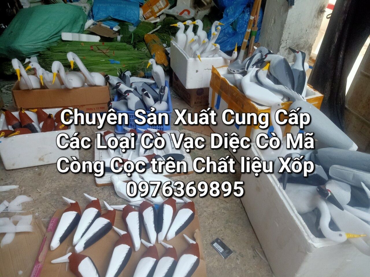 Combo 10 con cò xốp dẻo