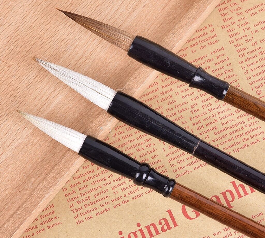 [HCM]Bút lông thư pháp Cọ thư pháp Chính Phẩm dùng cho người mới học viết thư pháp