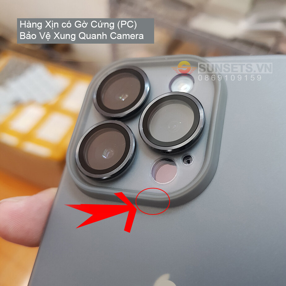 Ốp lưng iPhone 14 Pro/ 13/ 12 Pro Max Nhám siêu mỏng