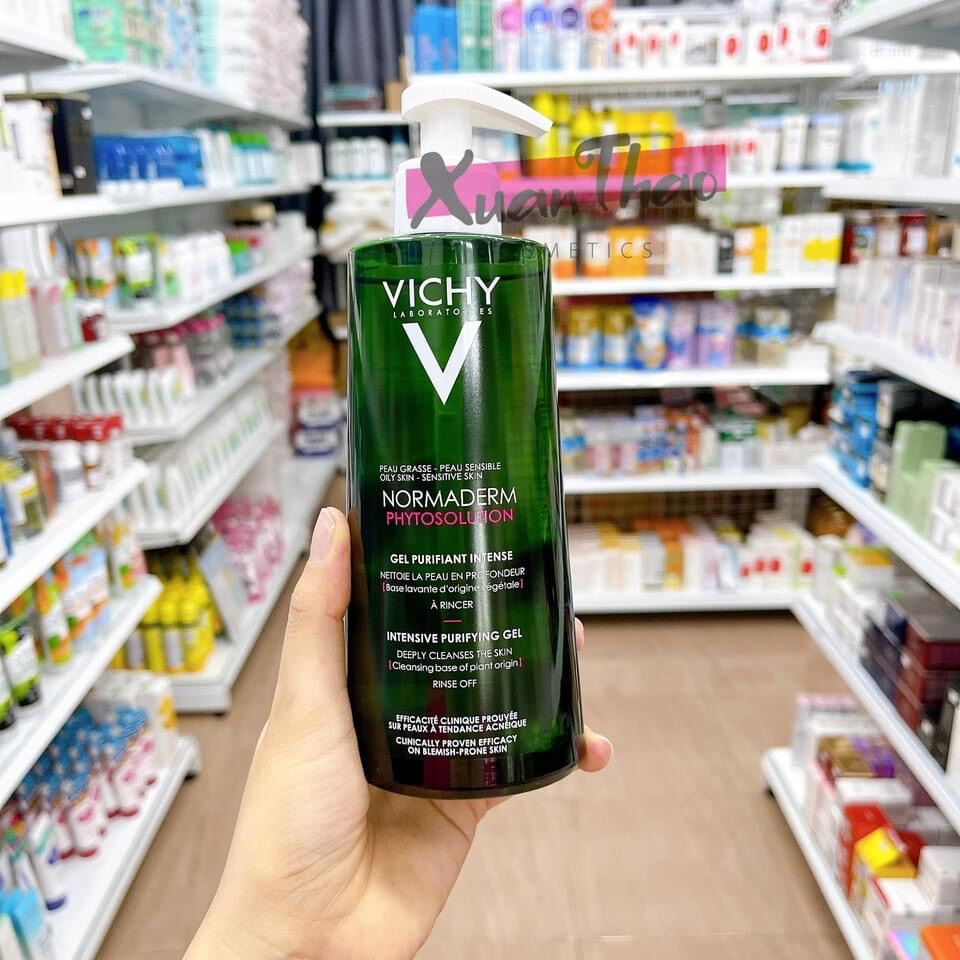 Sữa Rửa Mặt Da Dầu Mụn Vichy Nỏmaderm 400Ml