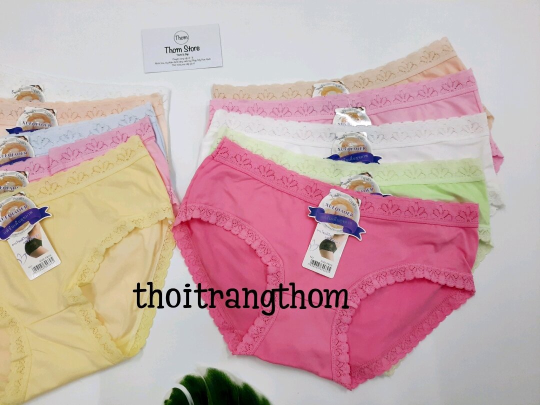 💥Shop mới💥Combo 10 quần lót nữ cotton Thái