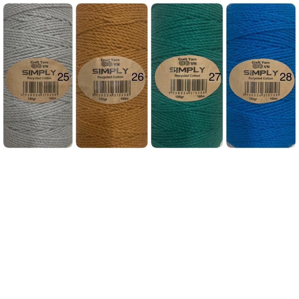 Sợi Simply Craft Yarn - Cuộn 150gr