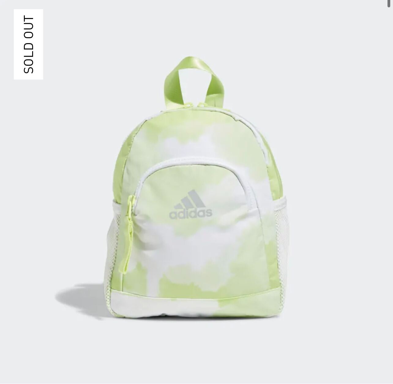 Mỹ Balo Adidas LINEAR 3 MINI BACKPACK phối màu trắng xanh rất xinh.