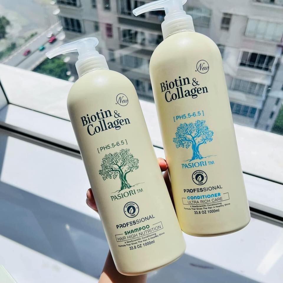 Cặp dầu gội xả Biotin