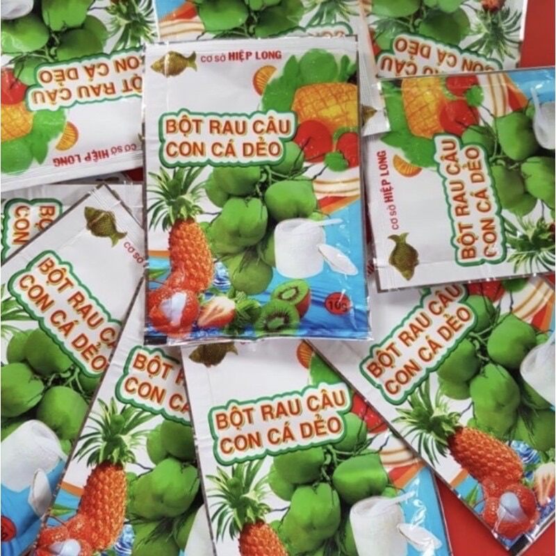 Rau Câu Dẻo 3D Con Cá gói (12g)