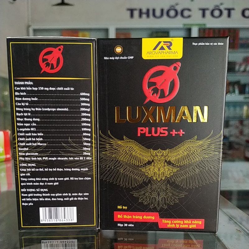 (Chính hãng 💯) Combo Luxman plus bổ thận tráng dương tăng cường sinh lực nam giới cao cấp