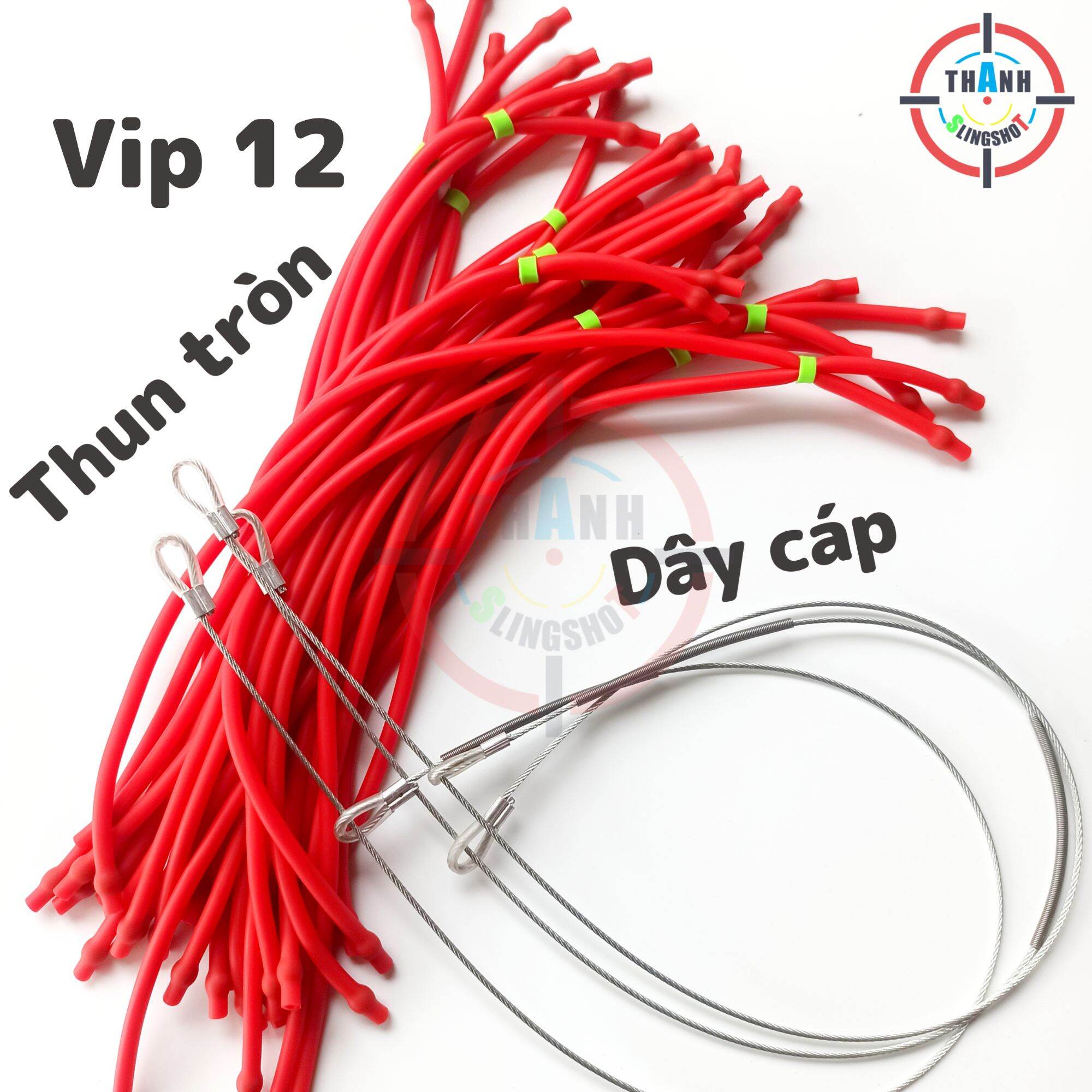 Dây thun tròn chơi Vip 12 thể thao có dây cáp đi kèm