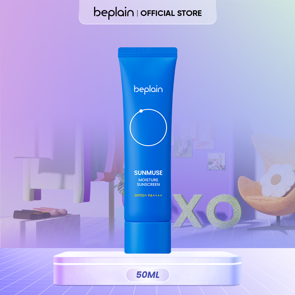  Kem Chống Nắng Hoá Học Dưỡng Ẩm BEPLAIN Sunmuse Moisture Sunscreen SPF50+ PA++++ 50ml 