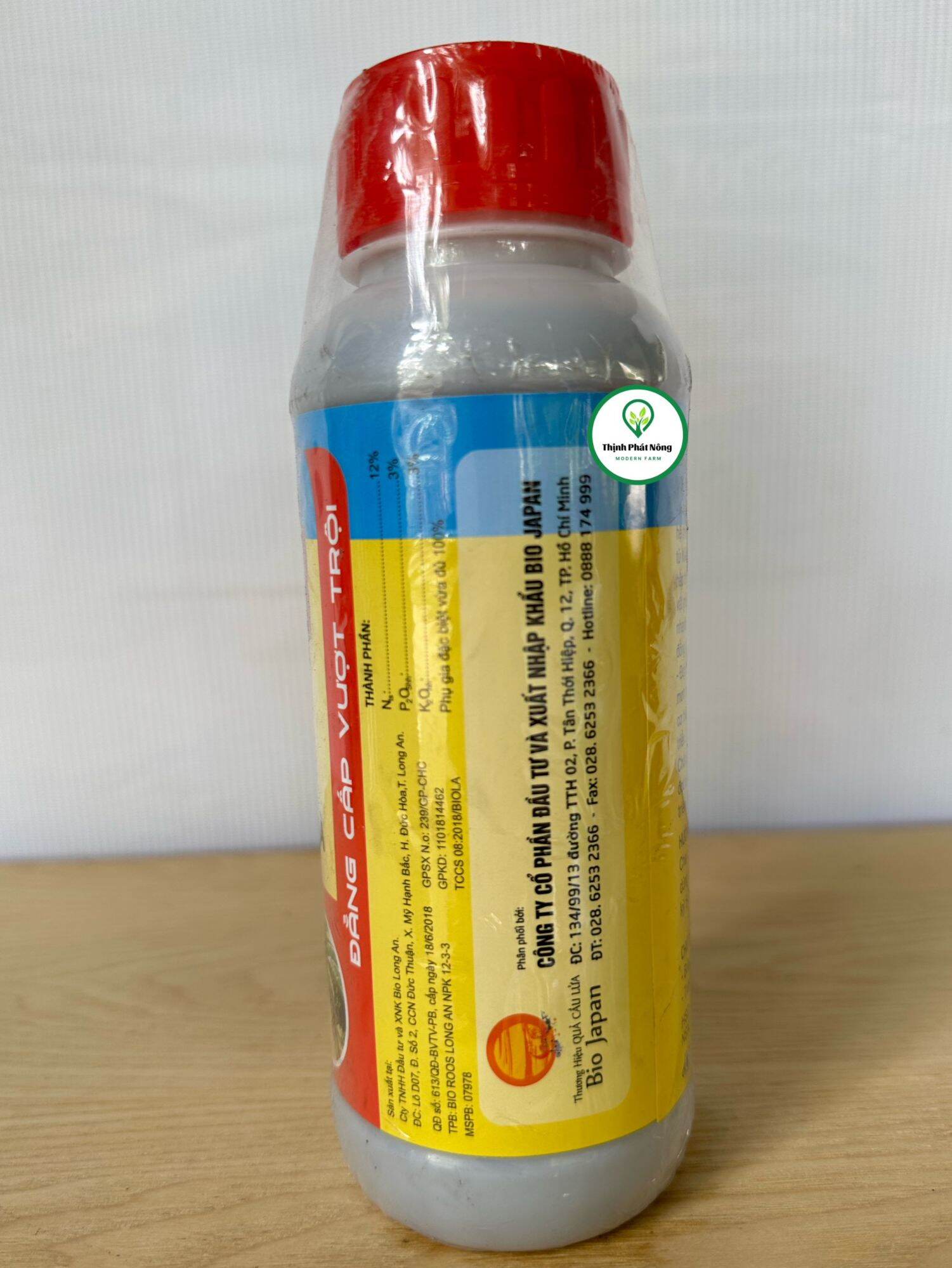 vọt đọt sầu riêng chai 500ml thương hiệu quả cầu lửa
