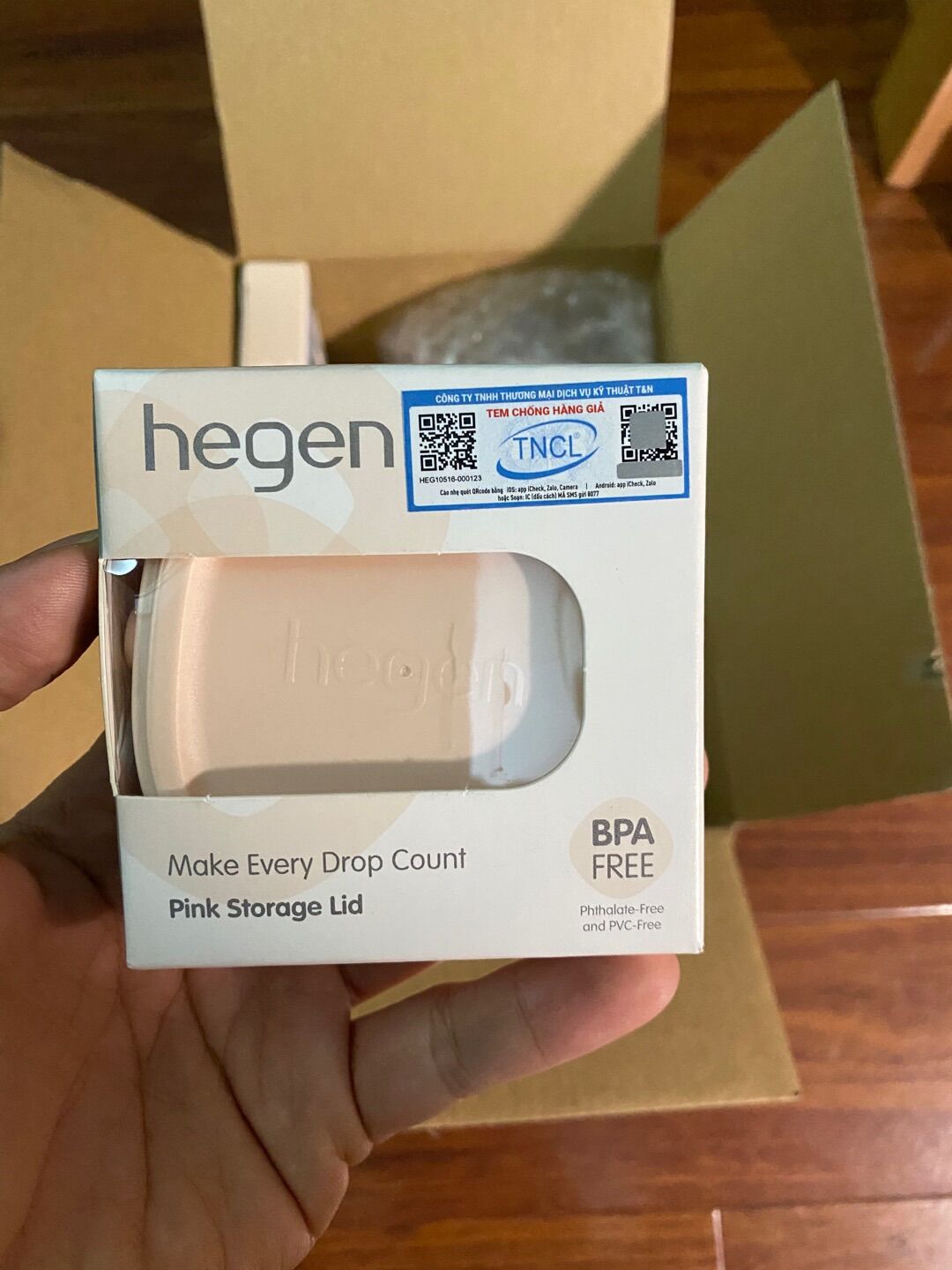 [CHÍNH HÃNG] Nắp trữ bình sữa HEGEN