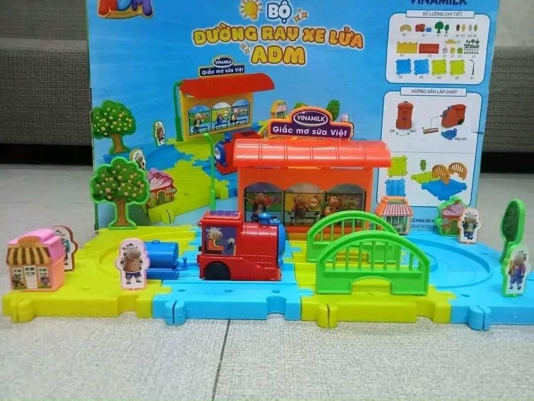 —- Đồ chơi đoàn tàu ray xe lửa -hkm ADM