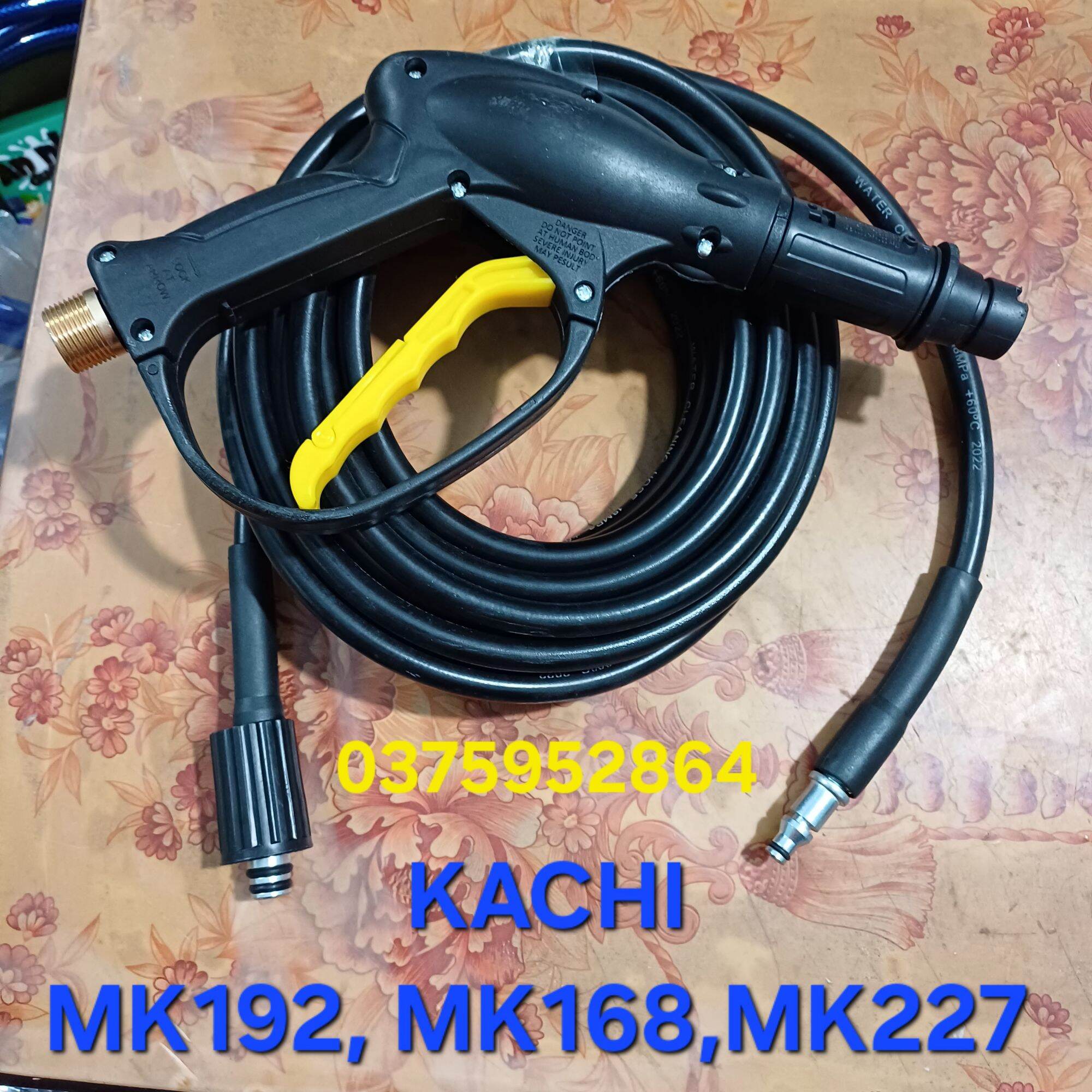 dây rửa xe cho máy rửa xe kachi ( dùng cho máy kachi MK168,  MK227,  MK192)