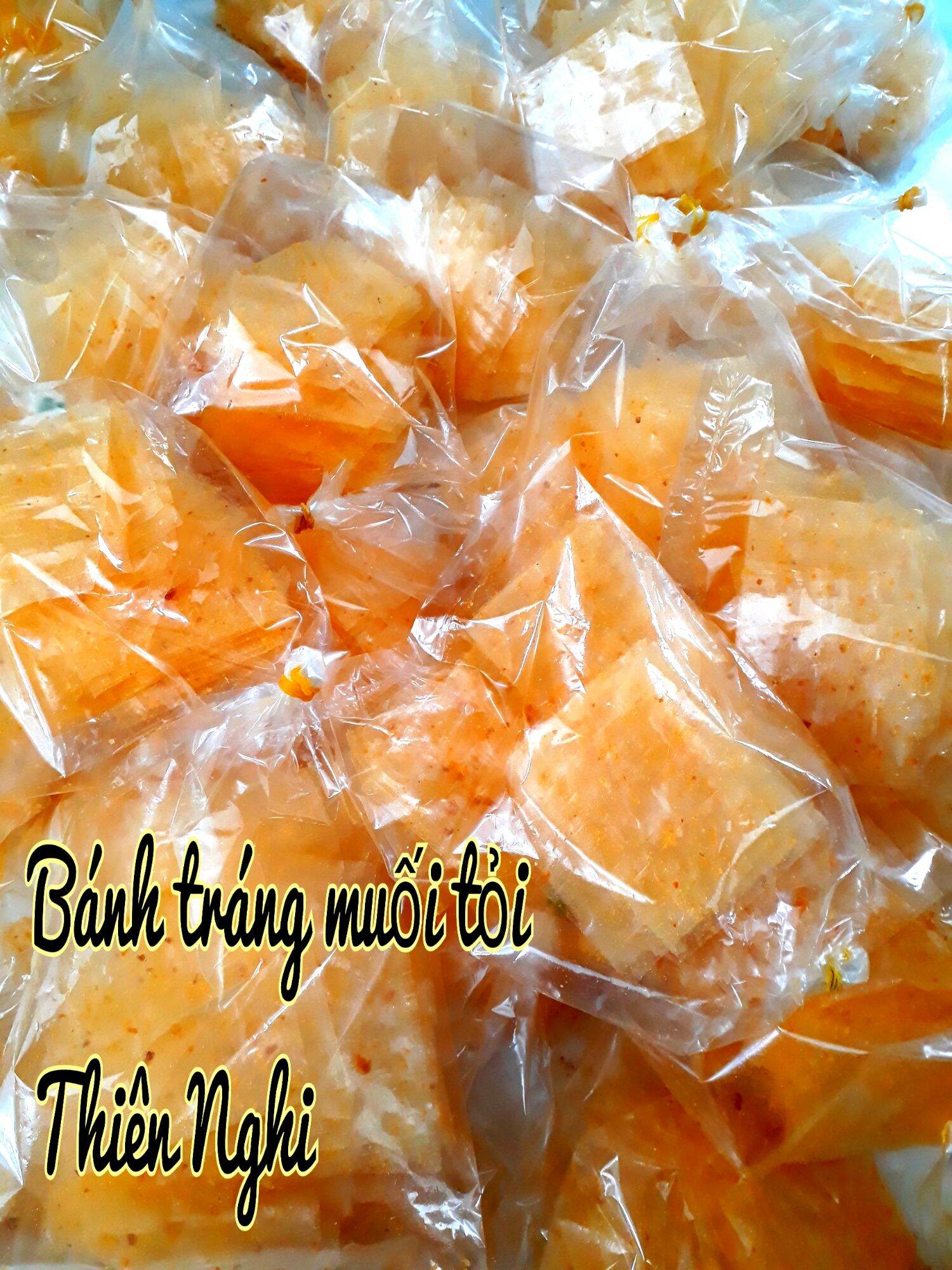 Bánh tráng muối tỏi siêu ngon siêu thơm