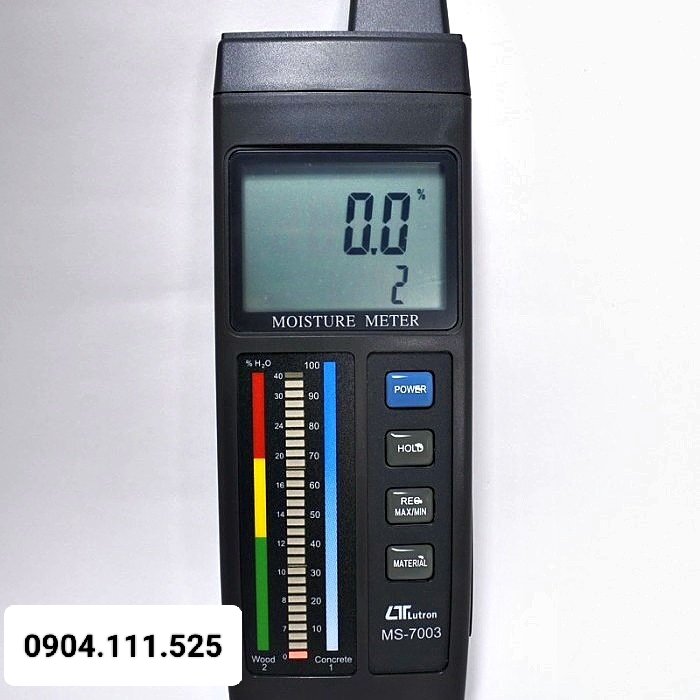 Máy đo ẩm gỗ, bê tông, giấy LUTRON MS-7003