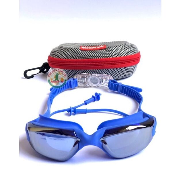 Kính bơi tráng gương speedo S86 chống tia UV - có bịt tai chống nước xịn xò