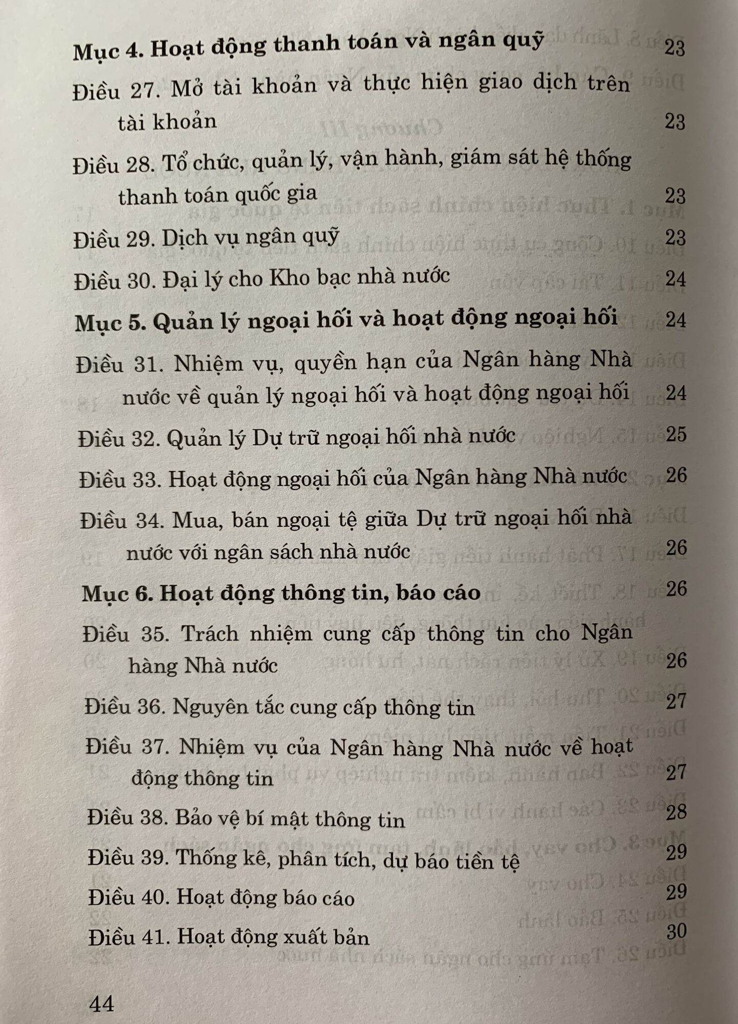 Luật Ngân Hàng Nhà Nước Việt Nam ( Hiện hành ) ( Sửa đổi, bổ sung năm 2022 )