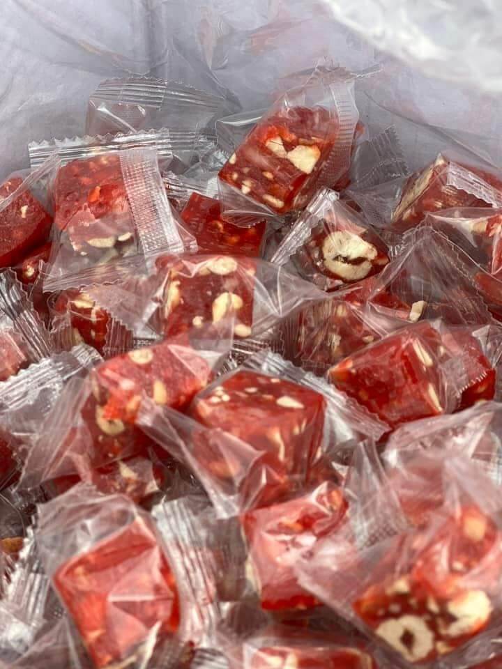 Mứt dâu sữa viên sấy dẻo 1kg