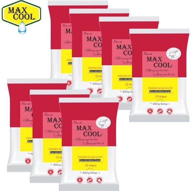 Khăn ướt Max cool 15 tờ