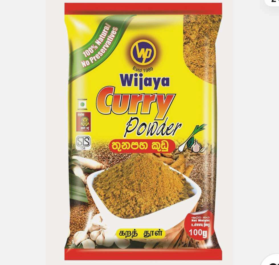 Wijaya Bột cà ri sống Sri Lanka( Sri Lankan Wijaya curry powder100g )
