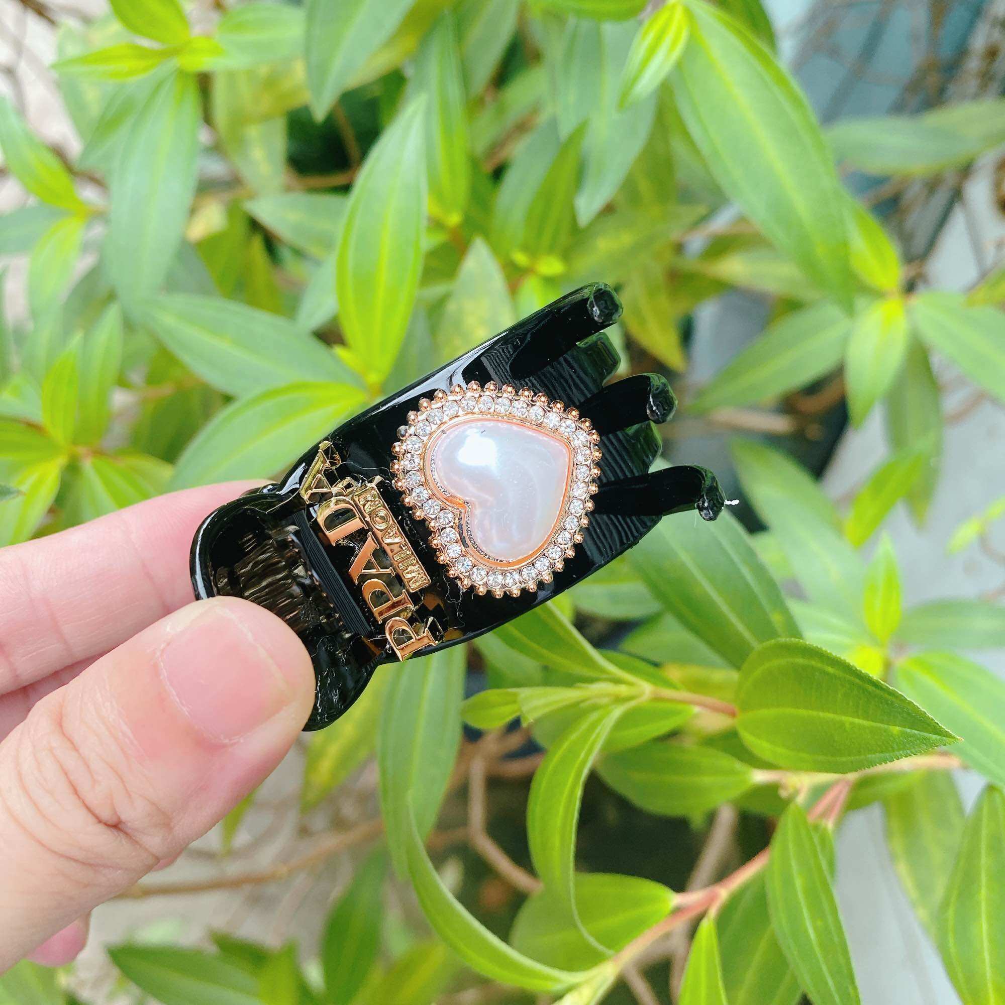 Kẹp tóc gắp càng cua đính đá sang trọng cho nữ