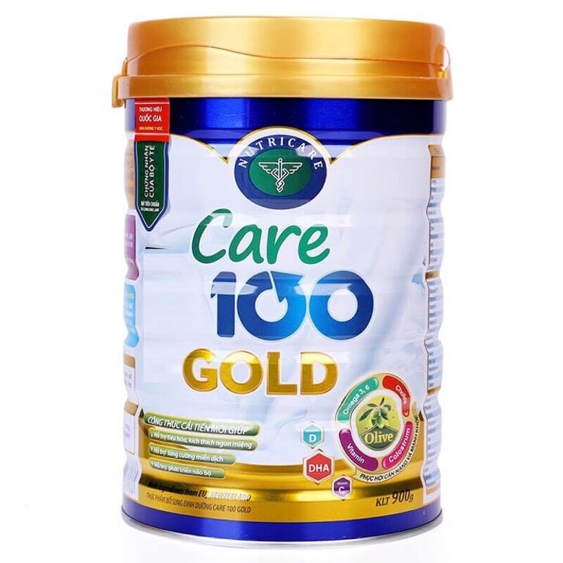 Sữa bột Care 100 Gold 900g