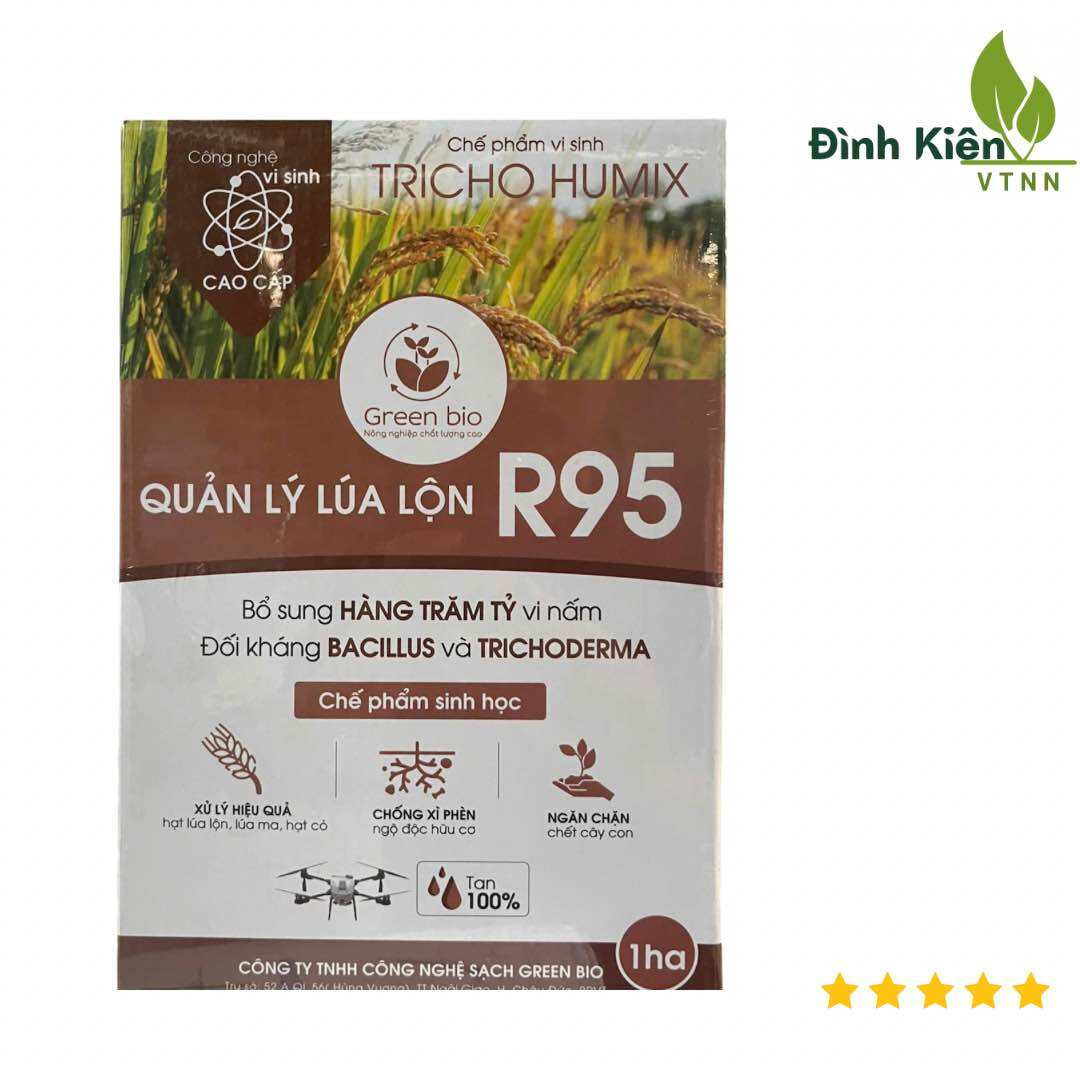 [Combo 2 gói ] Quản lý lúa lộn R95 (Gói 1kg sử dụng cho 1hecta). Sử dụng trên cây trồng