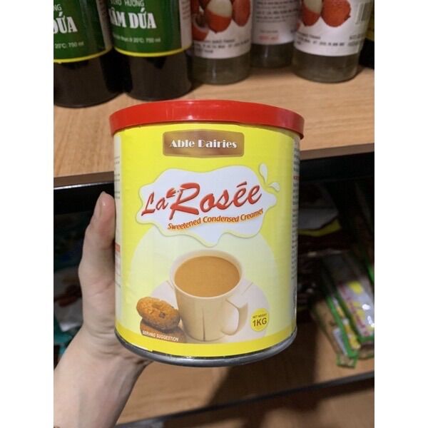 Sữa Đặc Có Đường LaRosee Lon 1kg