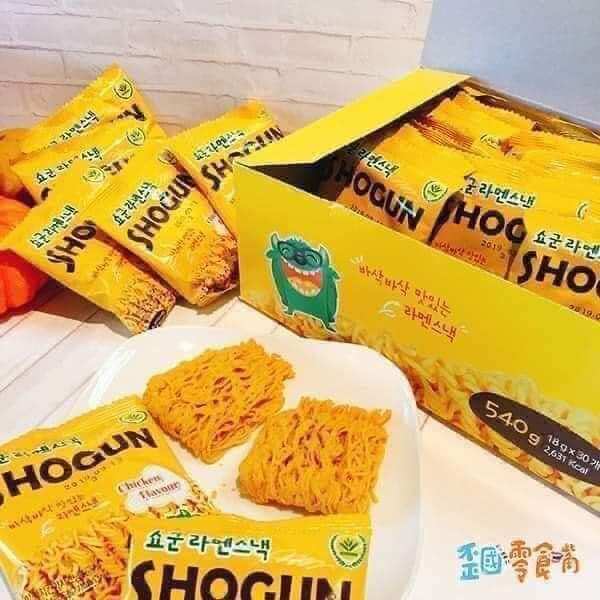 MỲ TÔM RẮC PHÔ MAI TRẺ EM SHOGUN HÀN QUỐC ( HỘP EP GÓI )