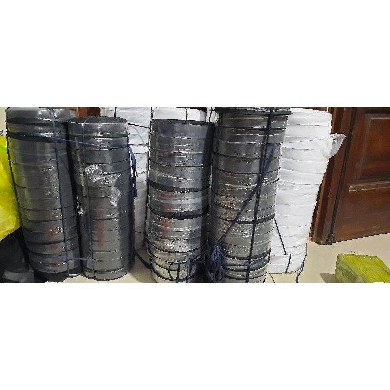 Cuộn viền thô khoảng 130m màu trắng bàn 3cm