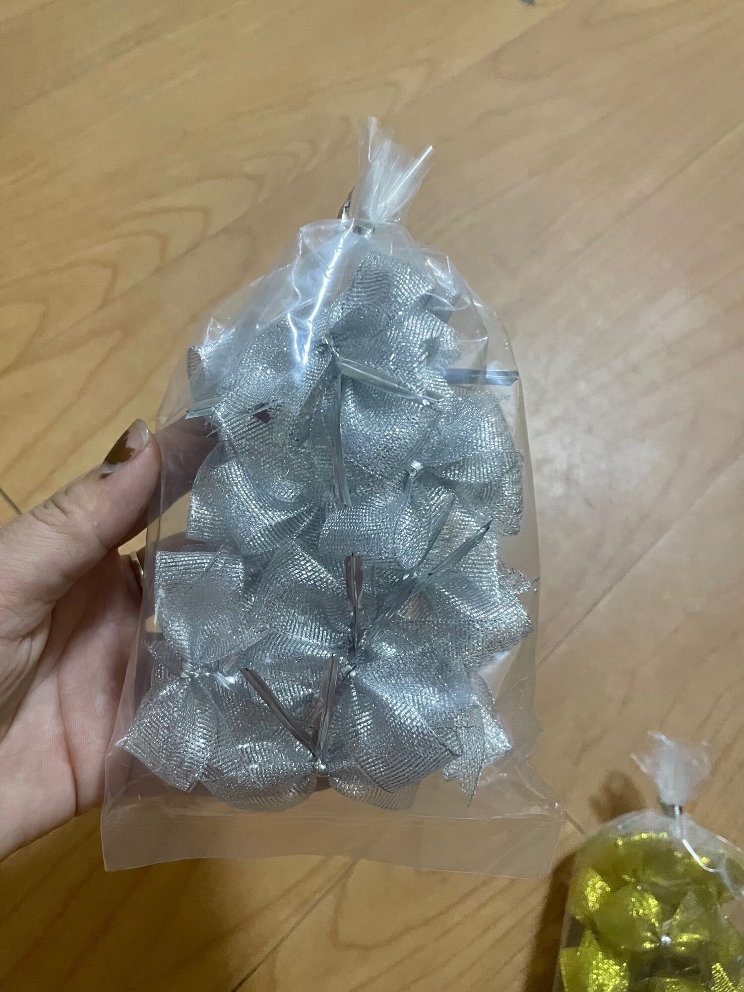 Bịch 20 Nơ Kim Tuyến Trang Trí