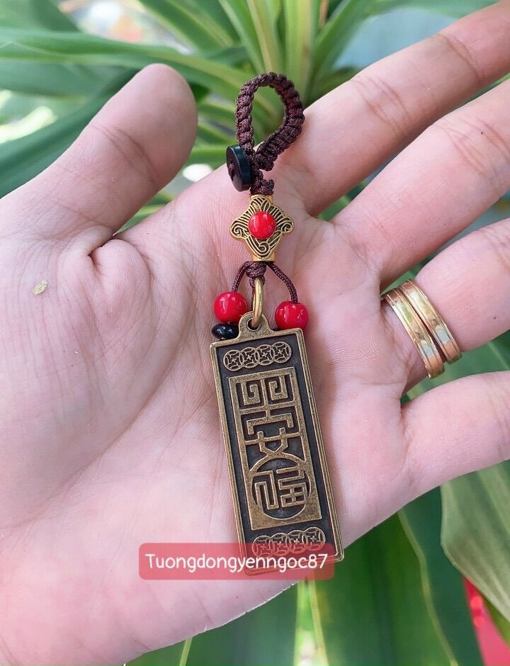 Móc khoá đồng Nam Mô A Di Đà Phật